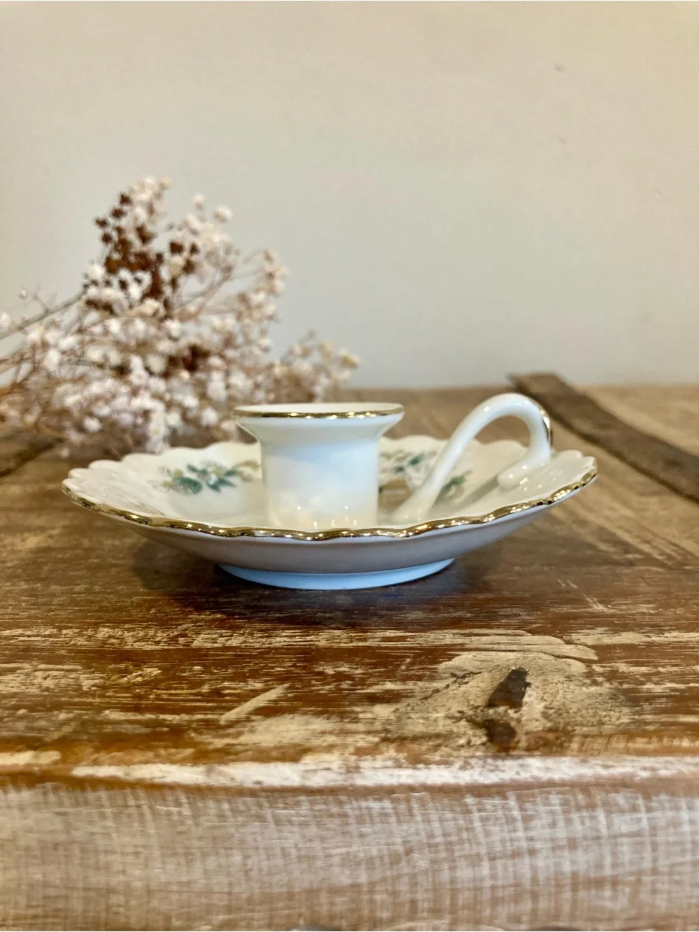 Vintage ceramic candleholder